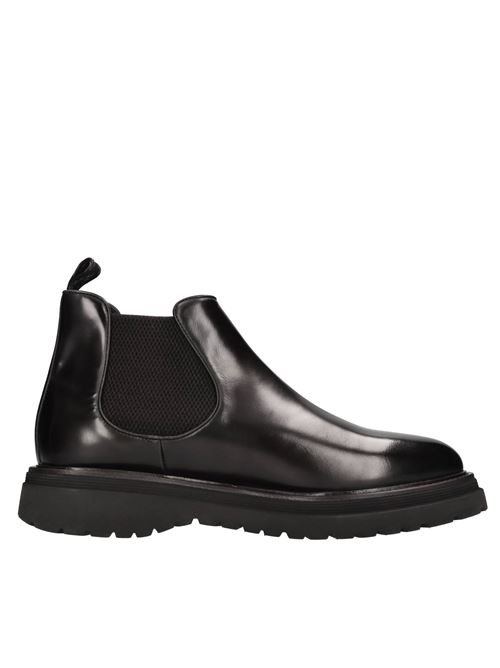Stivaletti Beatles in pelle BLU BARRETT | VAIL-011.6 SPAZZOLATONERO